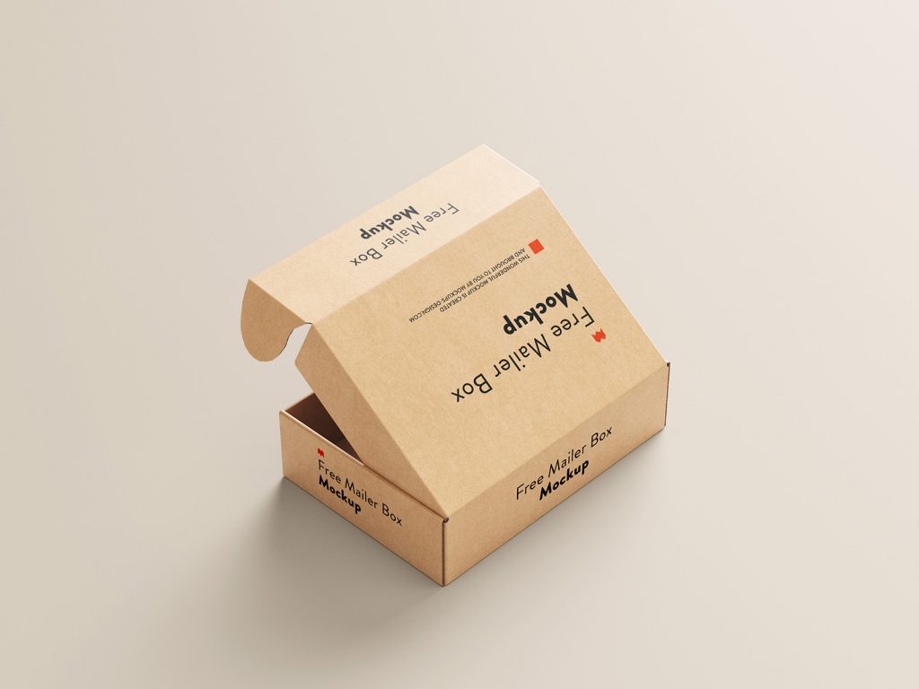 nhận mockup hộp carton